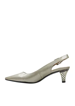 J Reneé Mayetta Pearlized Patent Sling Back Pump -Cheap J Reneé Store Belk 416
